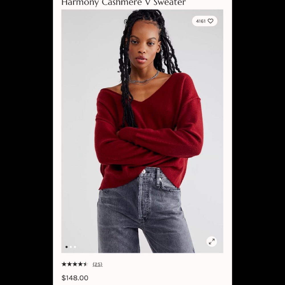 Free People Cashmere Sweater